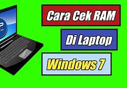 Cara Melihat Ram Laptop Windows 7